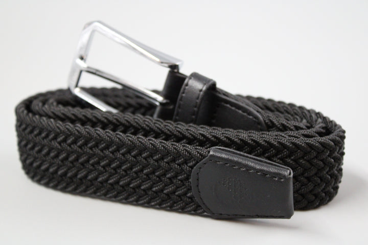 Stretch Webbed Belt - Black