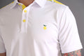 Lemon Print Polo Shirt - White